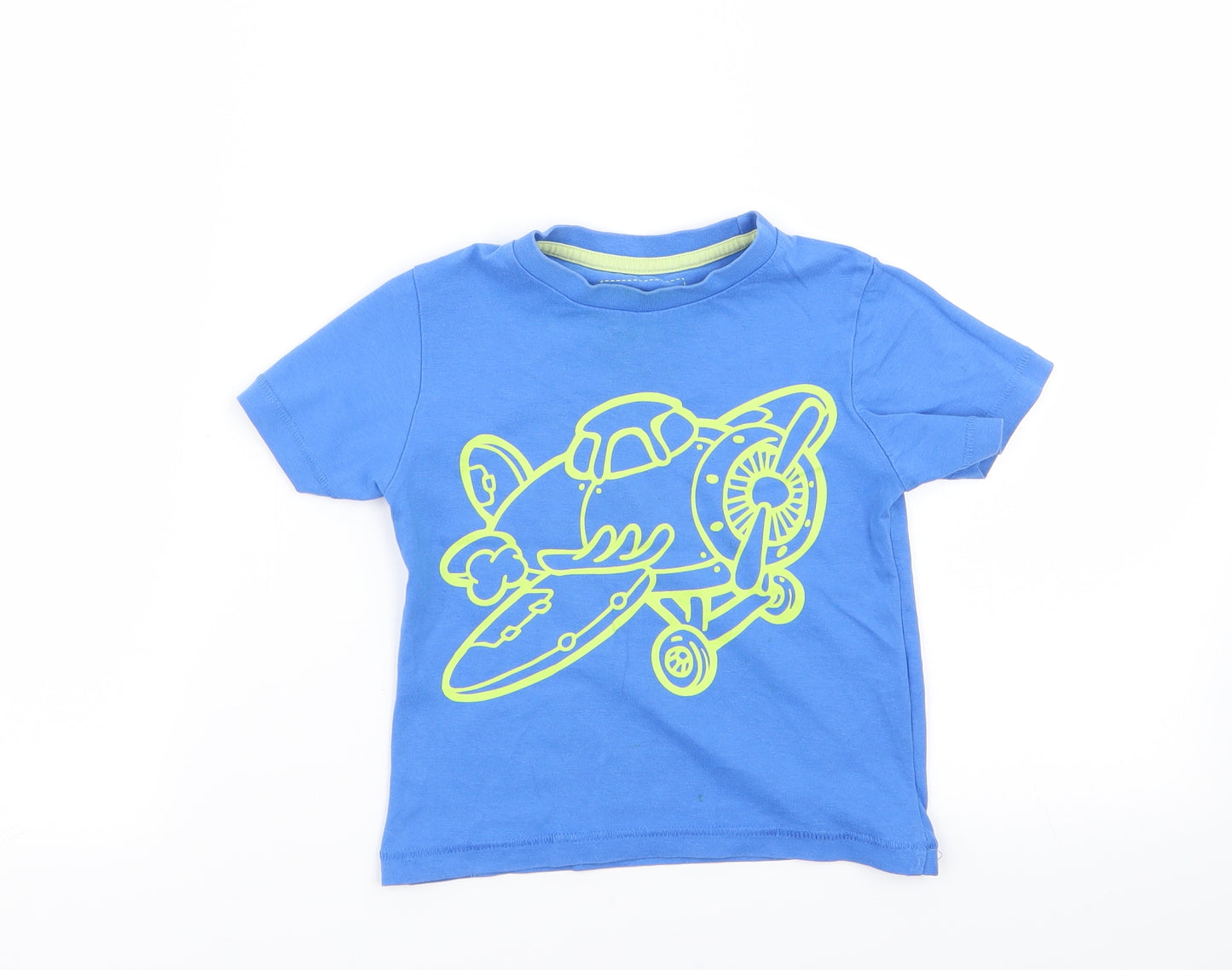 TU Boys Blue   Basic T-Shirt Size 2 Years