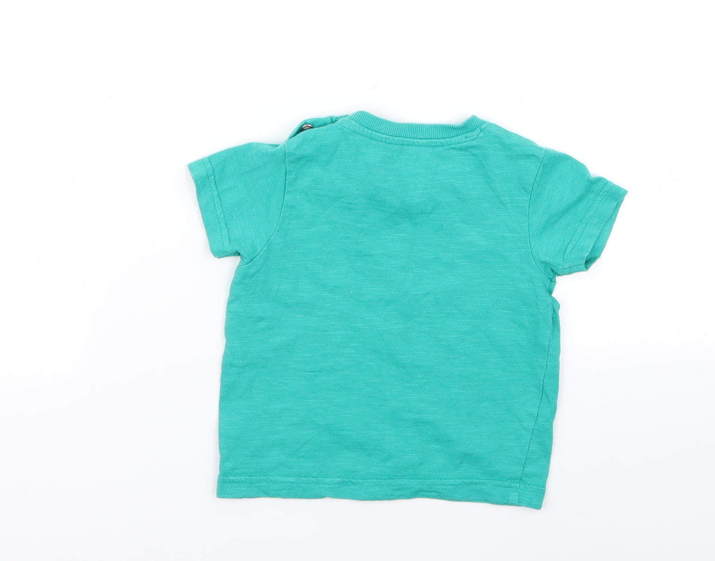 Nutmeg Boys Green   Basic T-Shirt Size 9-12 Months