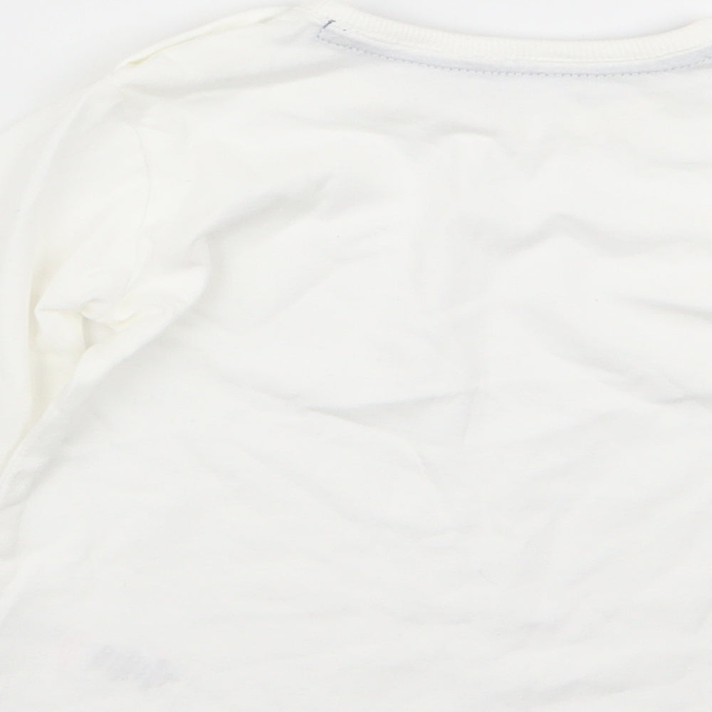 Asda George Boys White   Basic T-Shirt Size 9-12 Months