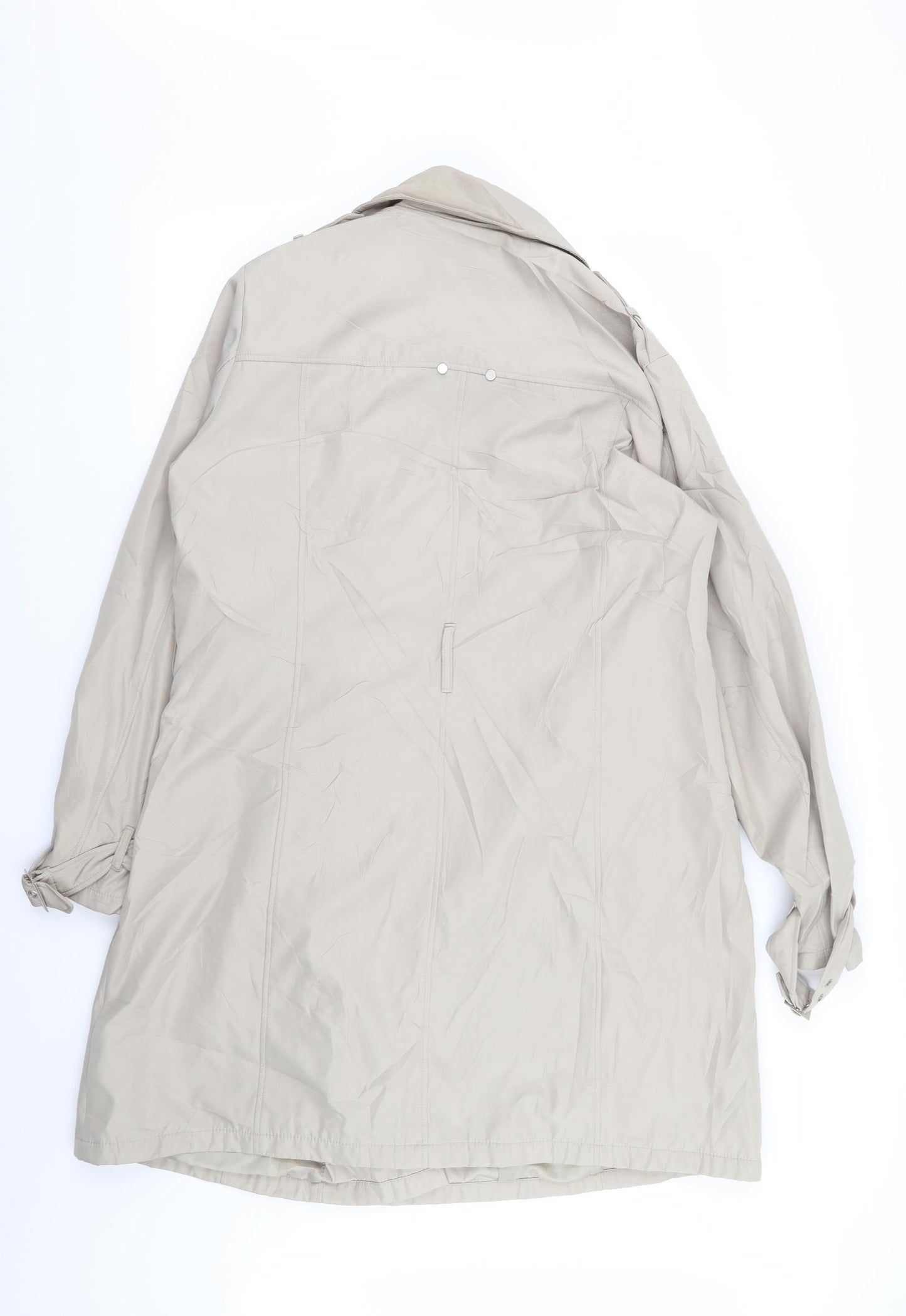 jd williams Womens Beige   Overcoat Coat Size 18