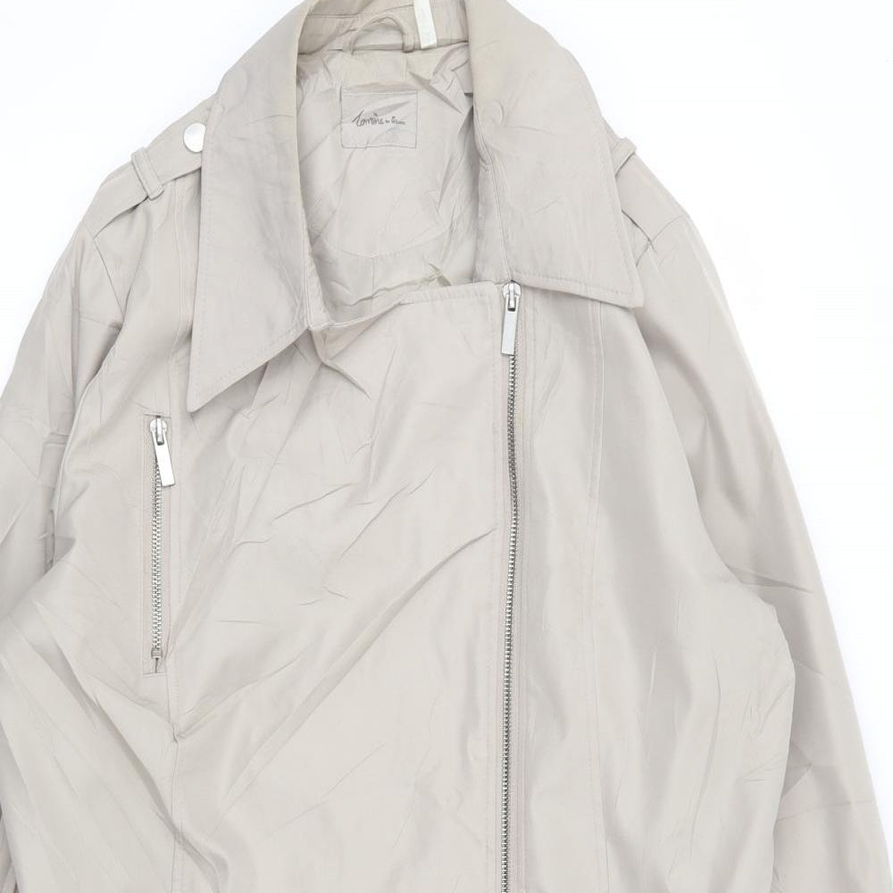 jd williams Womens Beige   Overcoat Coat Size 18