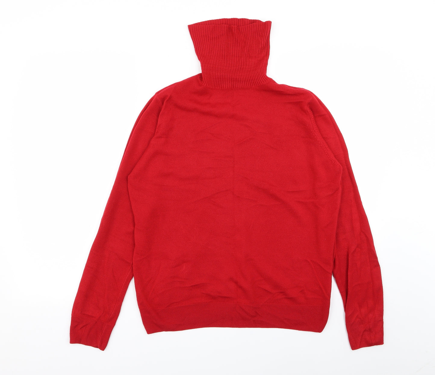 M&S Womens Red   Pullover Jumper Size 14