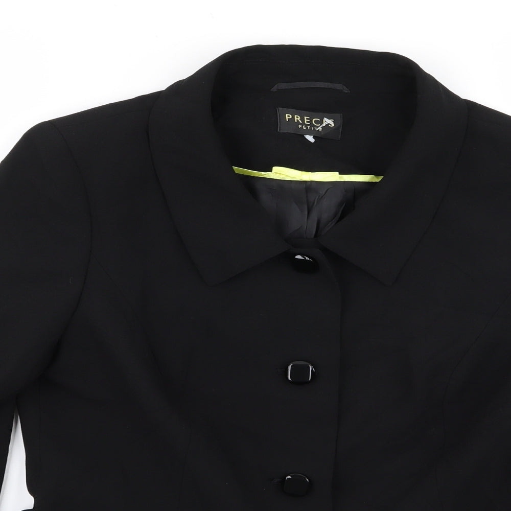 Precis Womens Black   Jacket Blazer Size 10