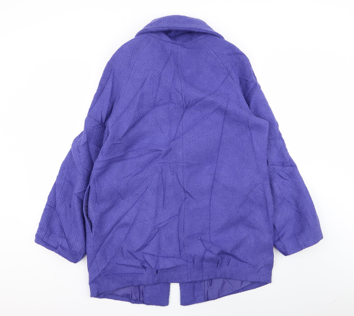 Red Herring Womens Purple   Overcoat Coat Size 14