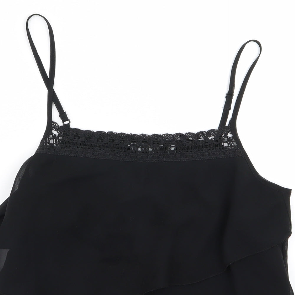 Per Una Womens Black   Basic Tank Size 14