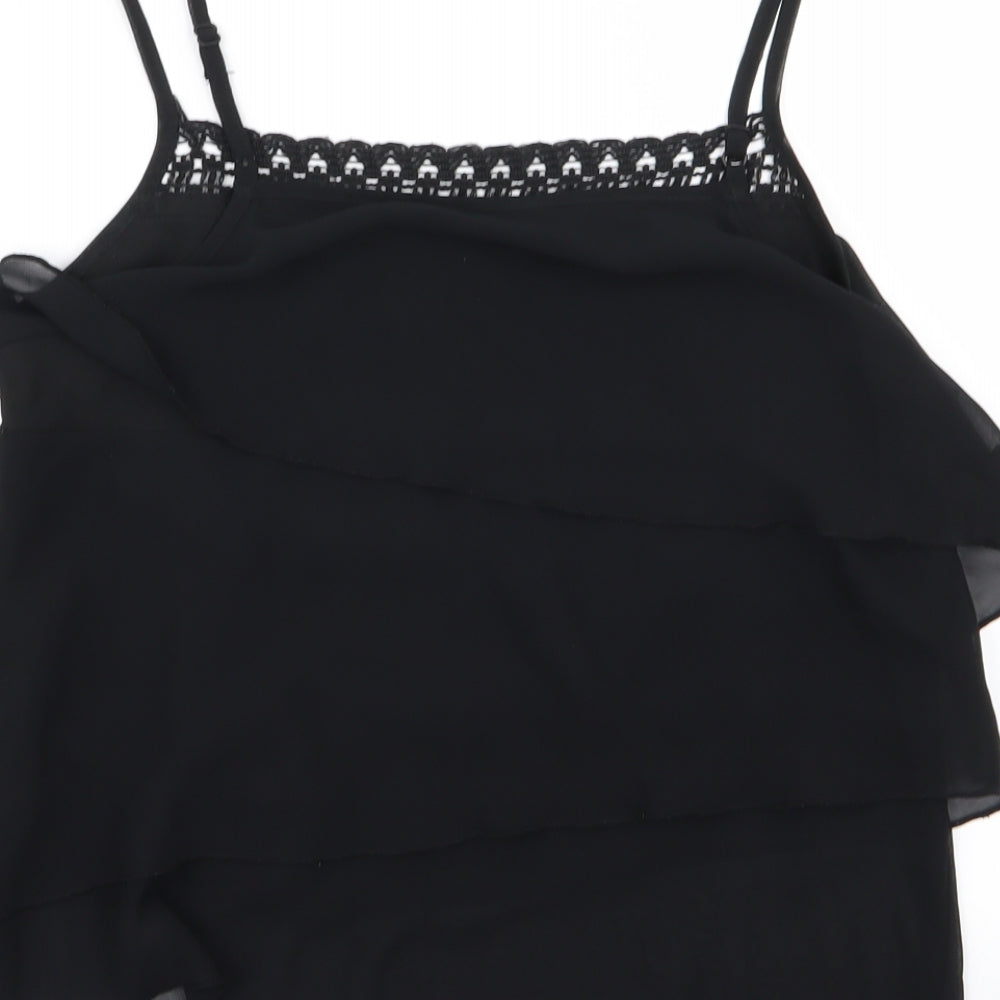 Per Una Womens Black   Basic Tank Size 14