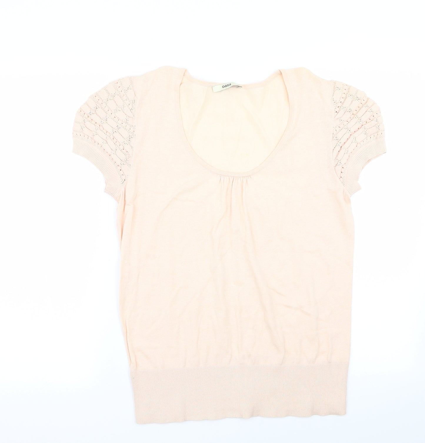 Oasis Womens Pink   Basic T-Shirt Size L