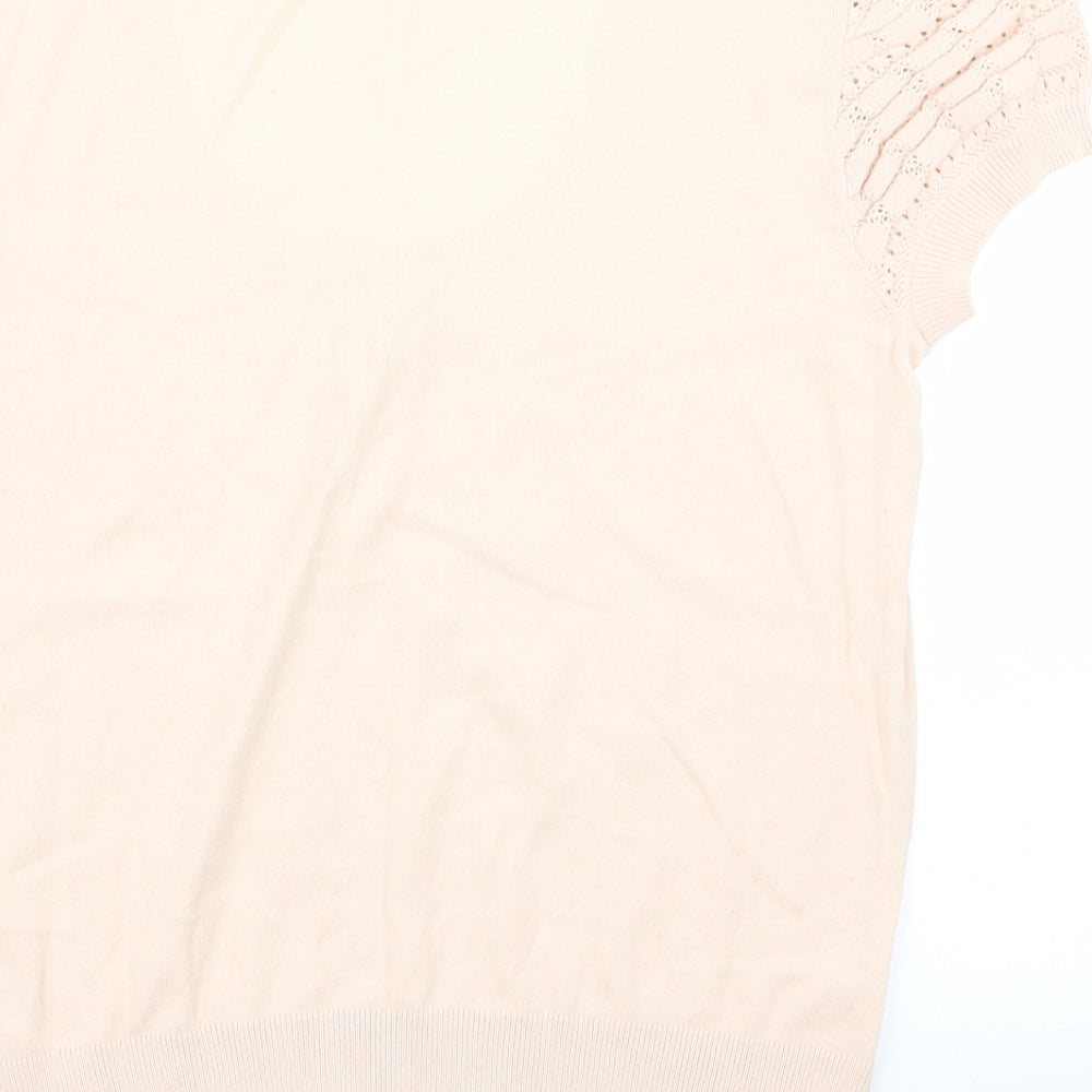 Oasis Womens Pink   Basic T-Shirt Size L