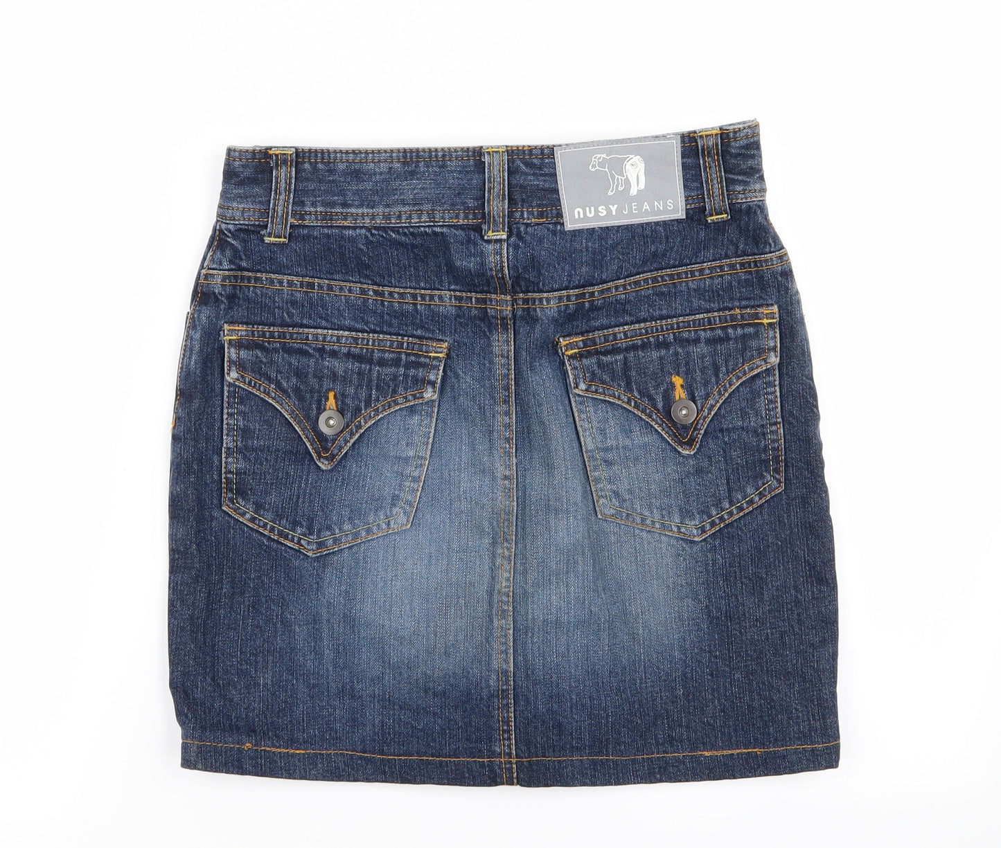 nusy jeans Womens Blue   Mini Skirt Size 28 in