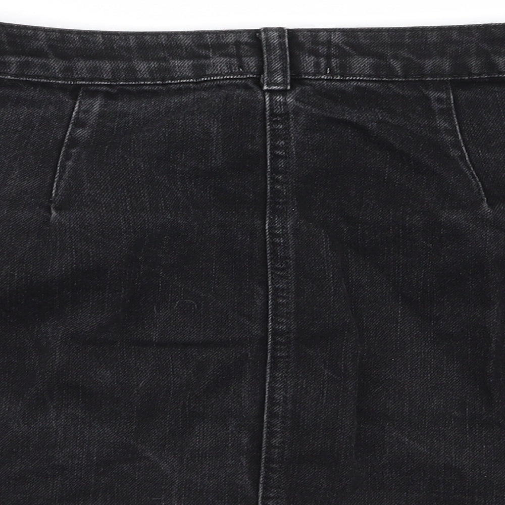 Miss Selfridge Womens Black   Mini Skirt Size 10