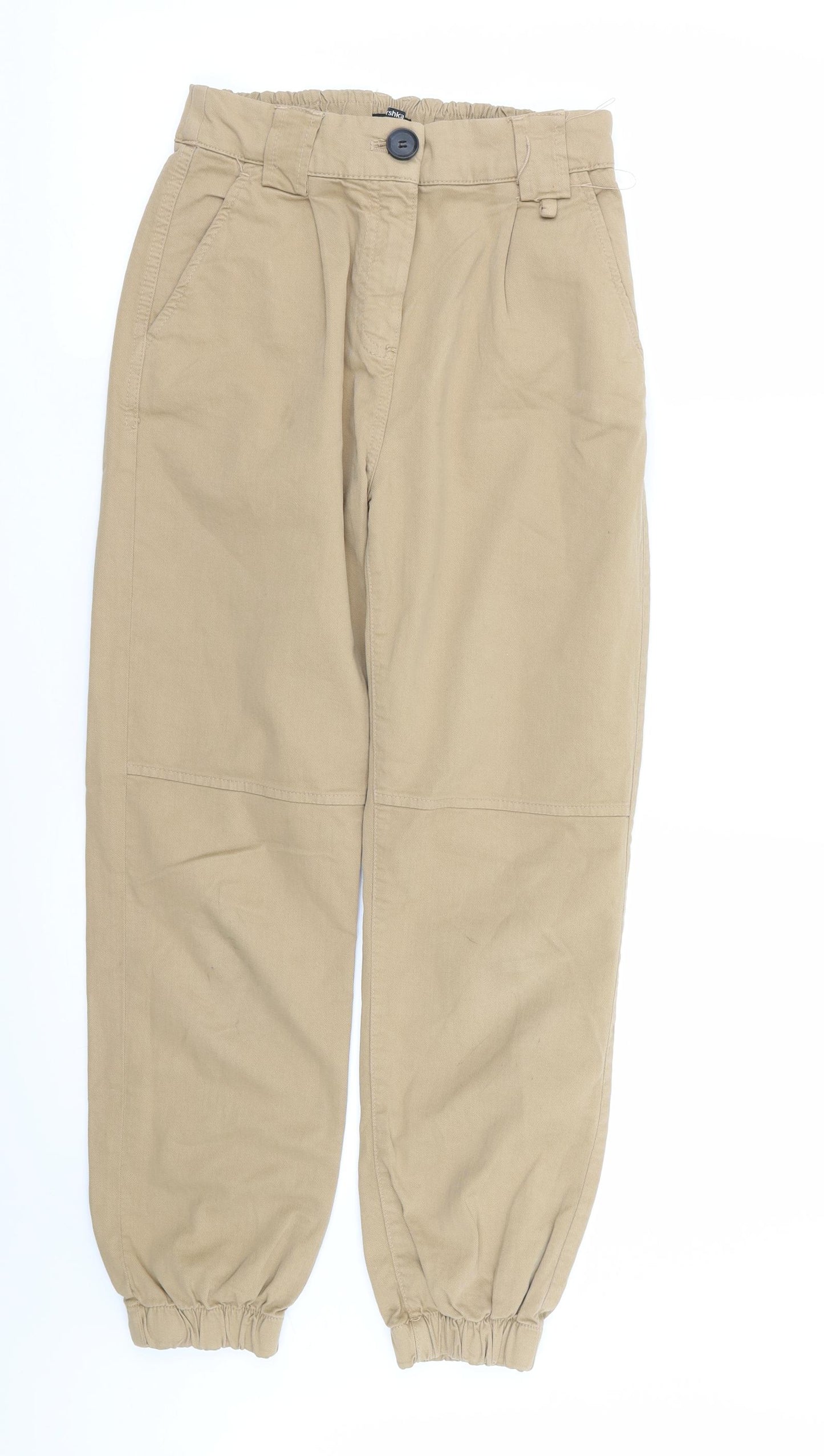 Bershka Womens Beige   Chino Trousers Size 6 L26 in