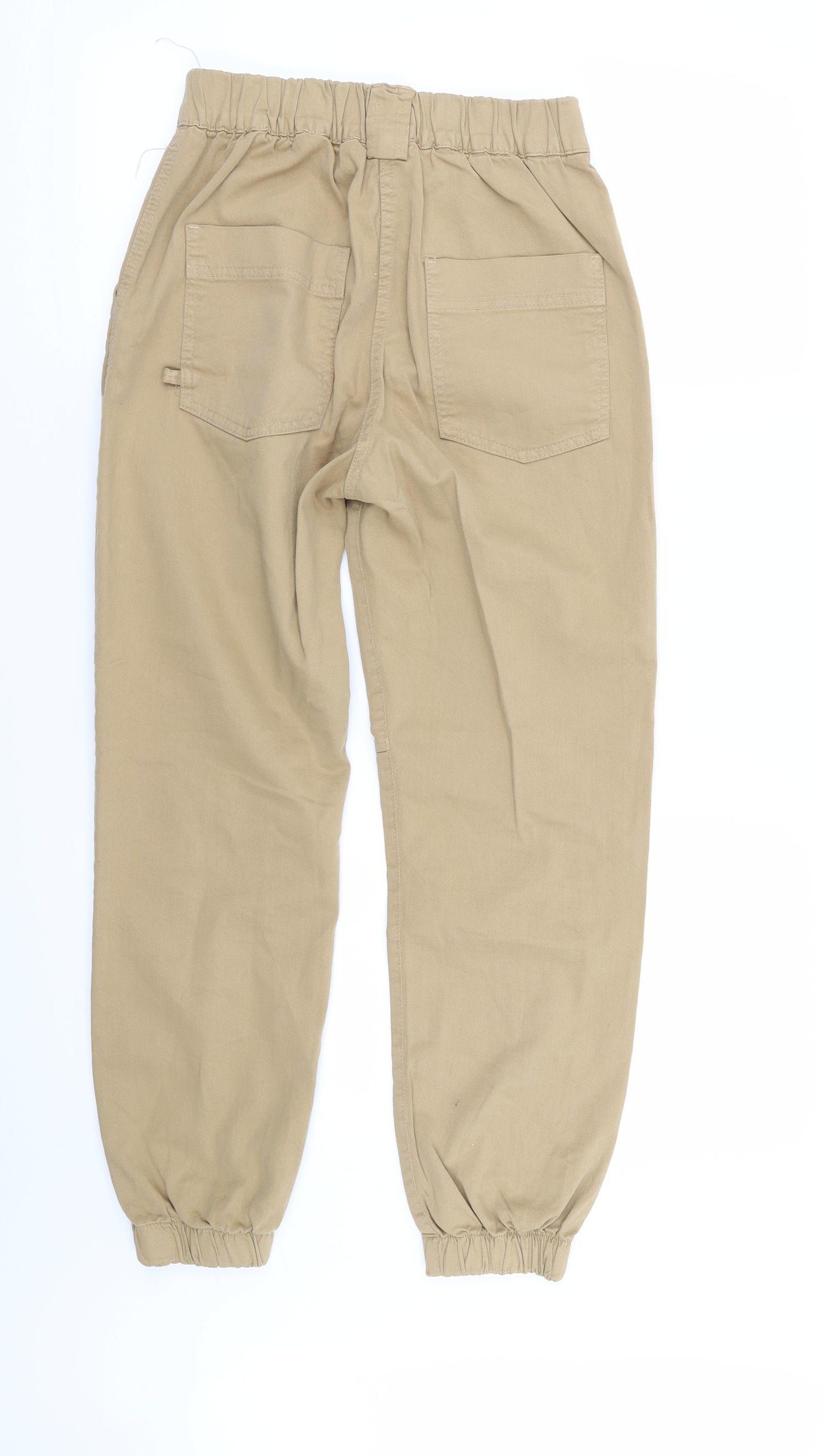 Bershka Womens Beige   Chino Trousers Size 6 L26 in