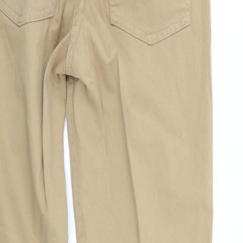 Bershka Womens Beige   Chino Trousers Size 6 L26 in