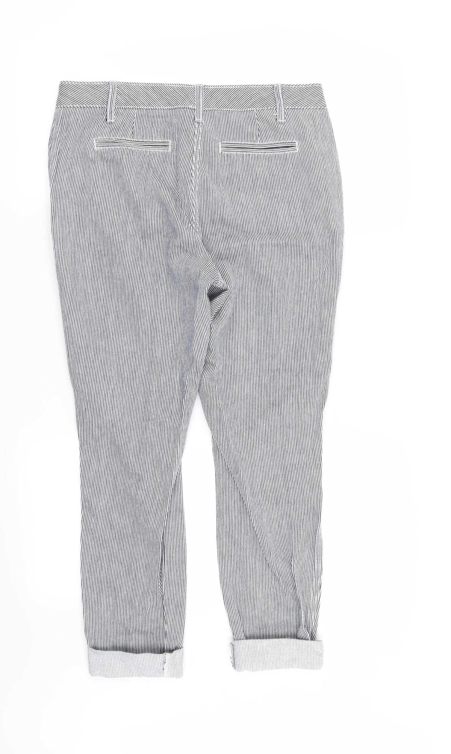 NEXT Womens Multicoloured Striped  Trousers  Size 8 L25 in