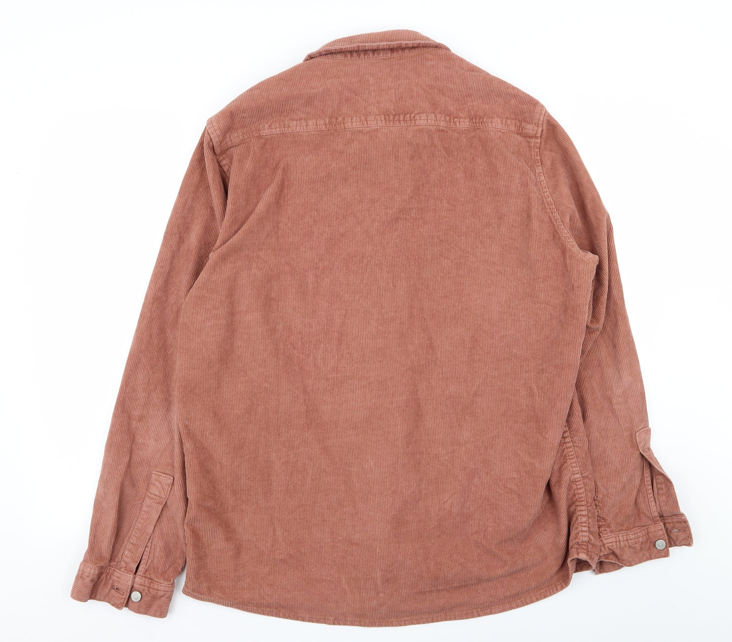 Zara Womens Brown   Basic Button-Up Size XL  - Overshirt