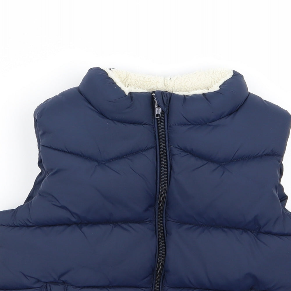 NEXT Boys Blue   Gilet Coat Size 2 Years