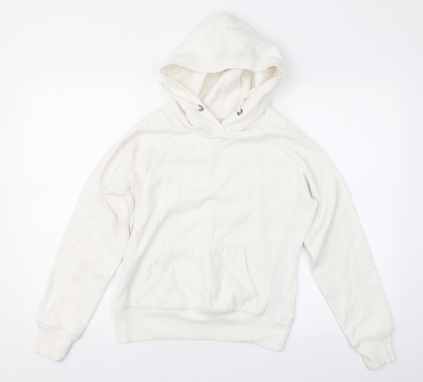 New Look Womens White   Pullover Hoodie Size 12