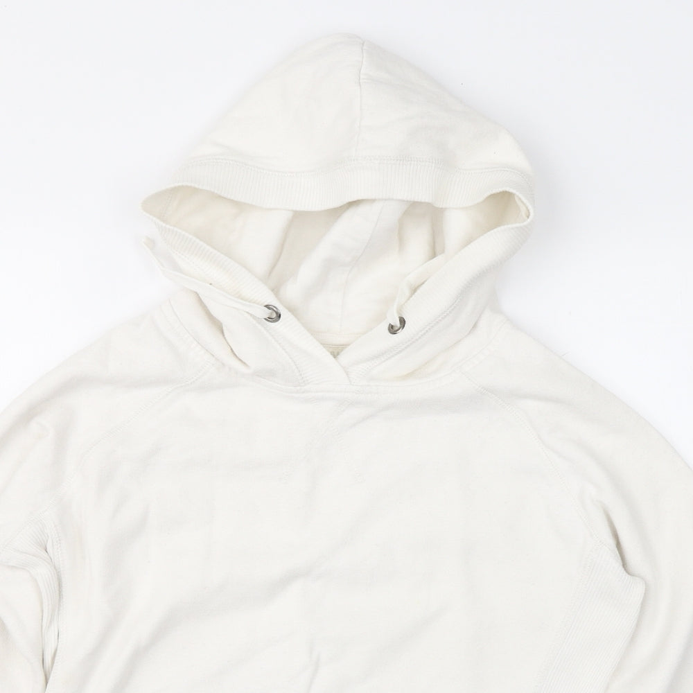 New Look Womens White   Pullover Hoodie Size 12