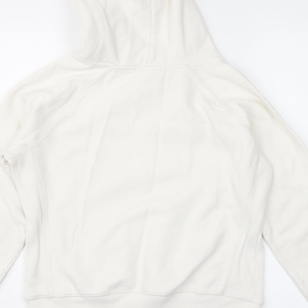 New Look Womens White   Pullover Hoodie Size 12