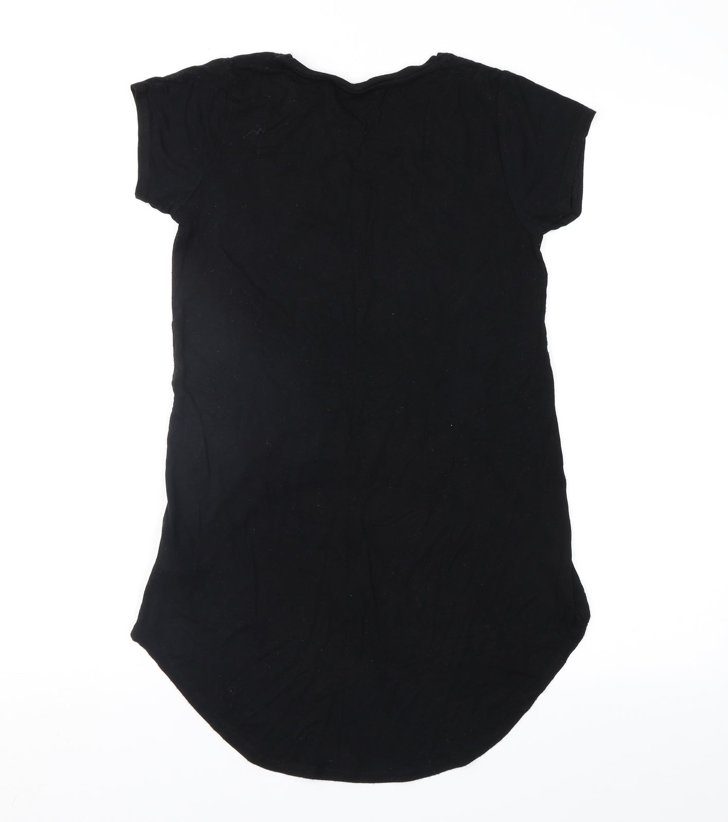 E-vie Girls Black   Basic T-Shirt Size 9-10 Years