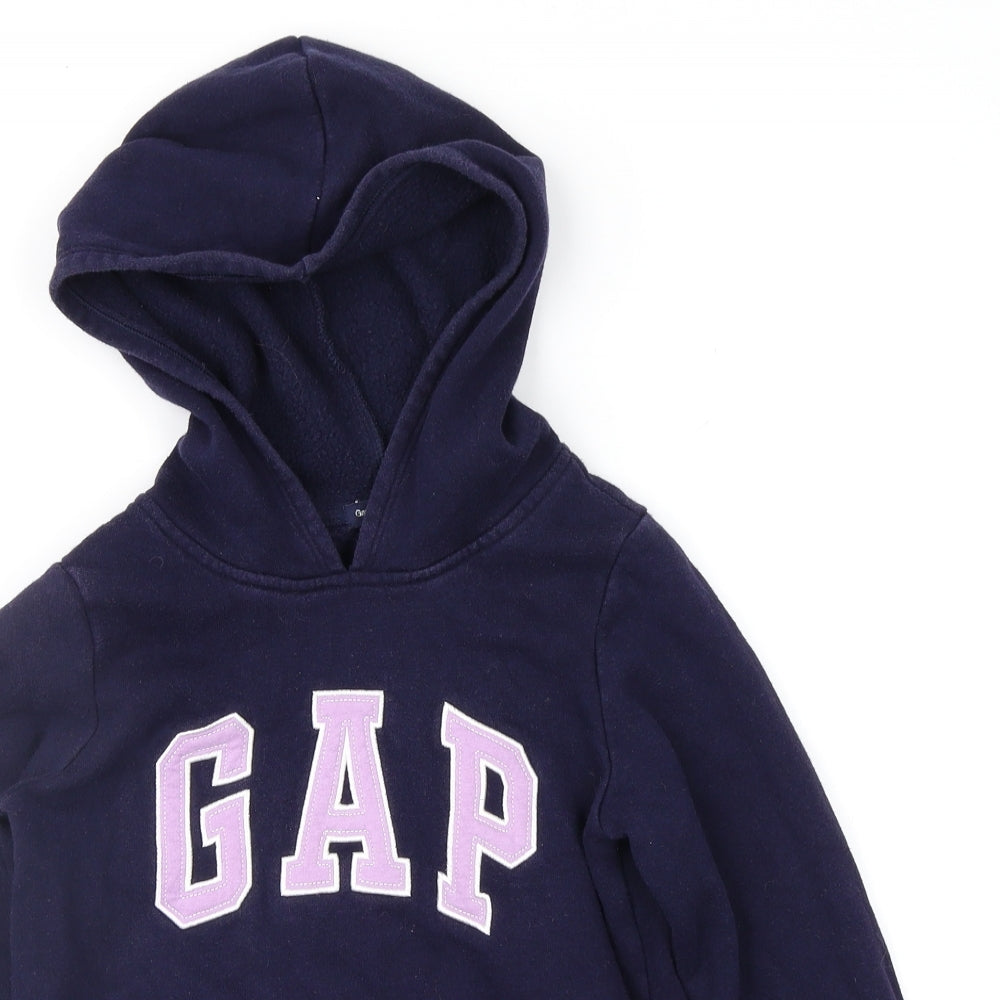 Gap Girls Blue   Pullover Hoodie Size 6-7 Years