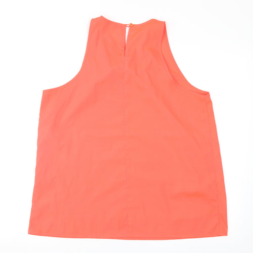 Peacocks Womens Orange   Basic Blouse Size 16