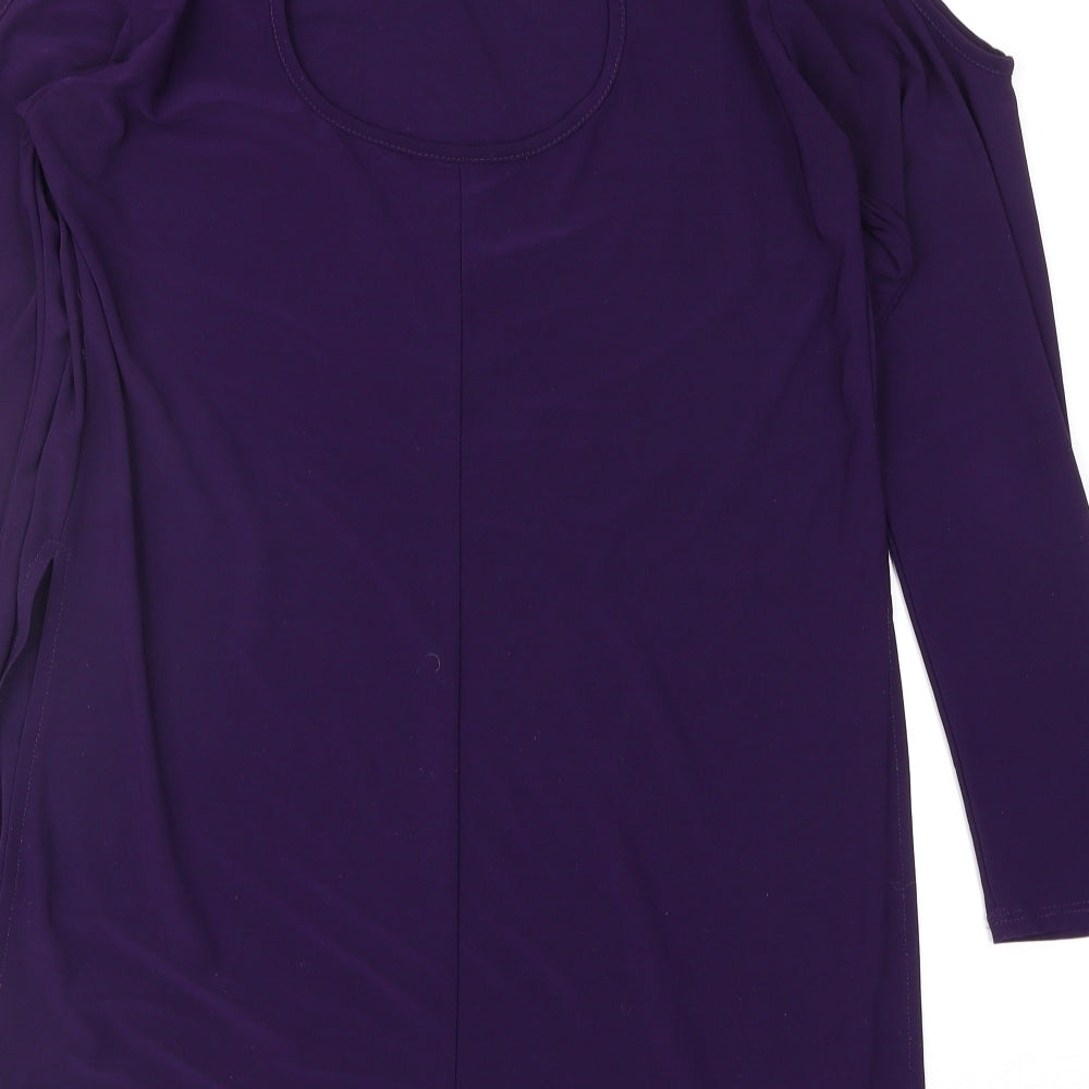 Dorothy Perkins Womens Purple   Tunic Blouse Size 10