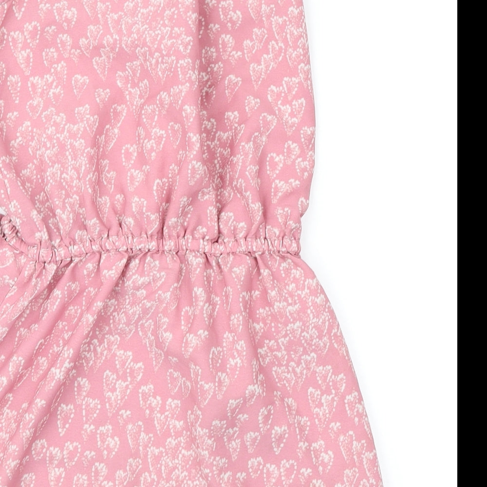 NEXT Girls Pink Geometric  Shift  Size 6 Years