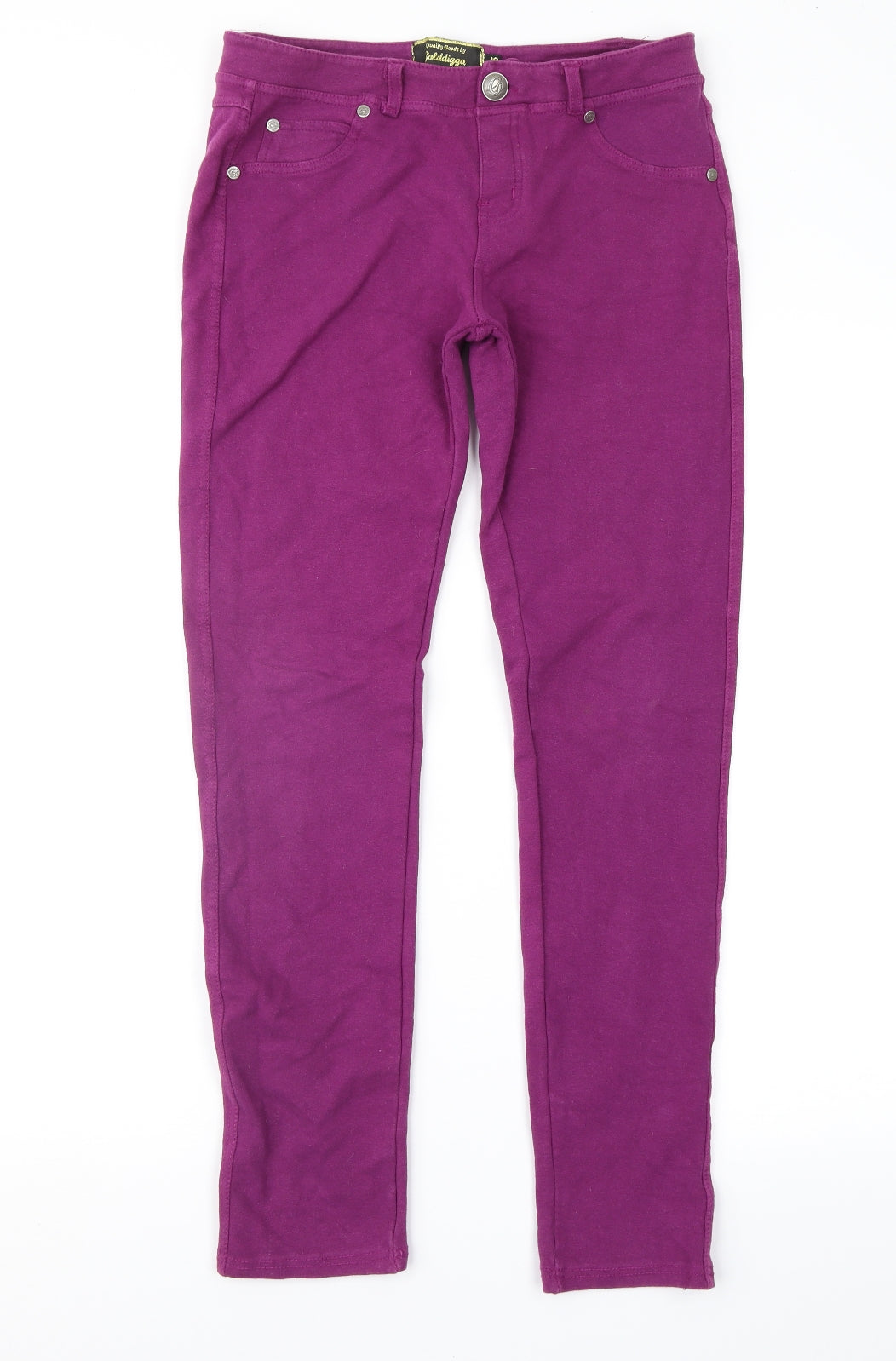 Golddigga Womens Purple   Jegging Jeans Size 10 L28 in