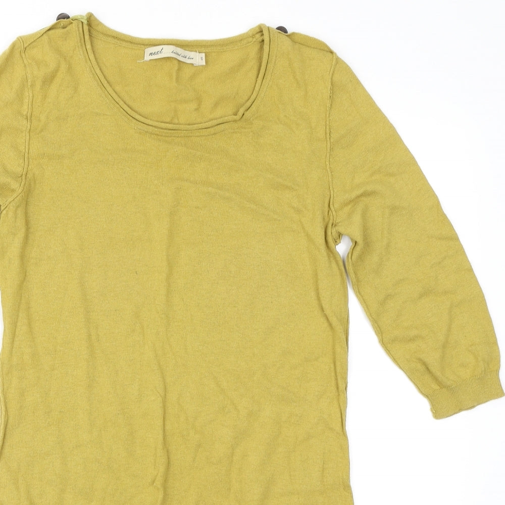 NEXT Womens Green   Jumper Dress  Size 10