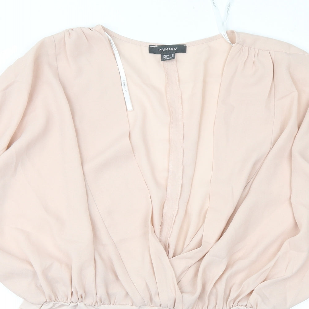 Primark Womens Pink   Basic Blouse Size 16