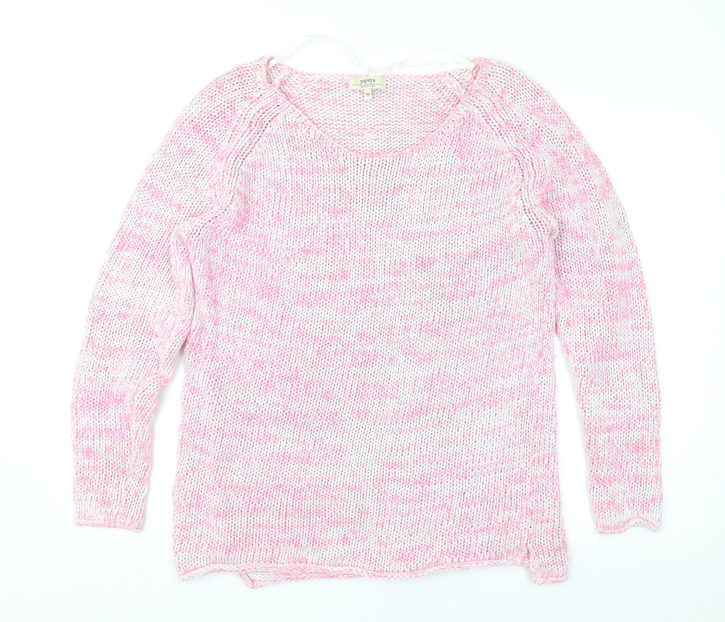 Papaya Womens Pink   Pullover Jumper Size 18