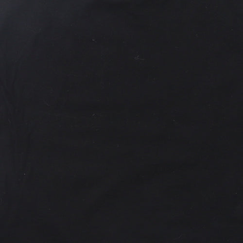 Preworn Boys Black   Basic T-Shirt Size 6-7 Years