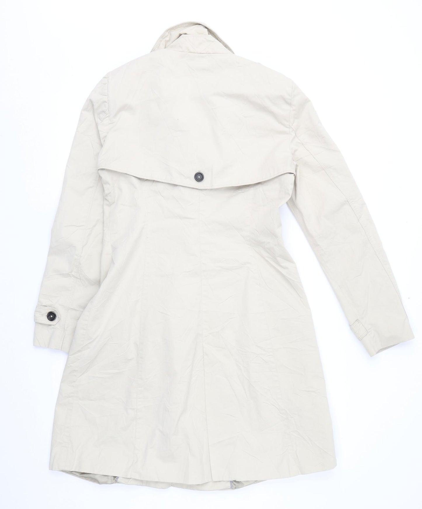 Zara Womens Beige   Trench Coat Coat Size M