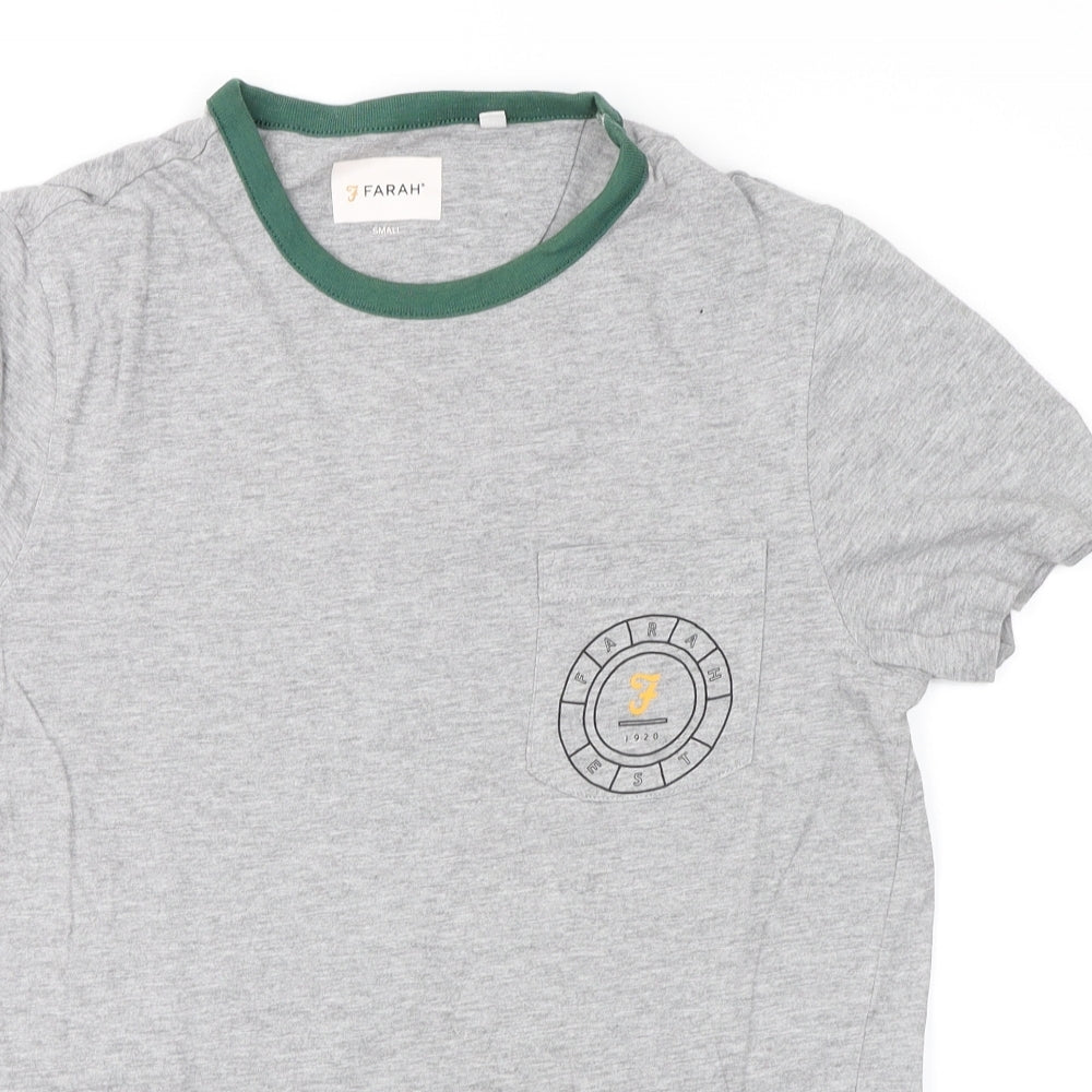 Farah Womens Grey   Basic T-Shirt Size S