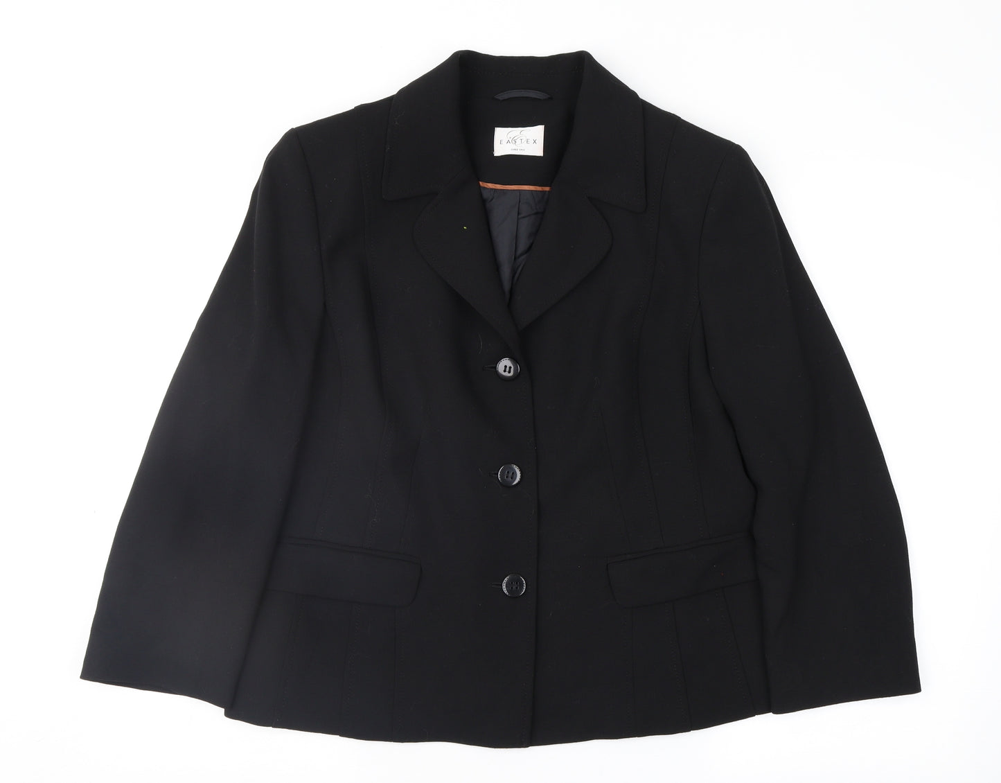 Eastex Womens Black   Jacket Suit Jacket Size 16