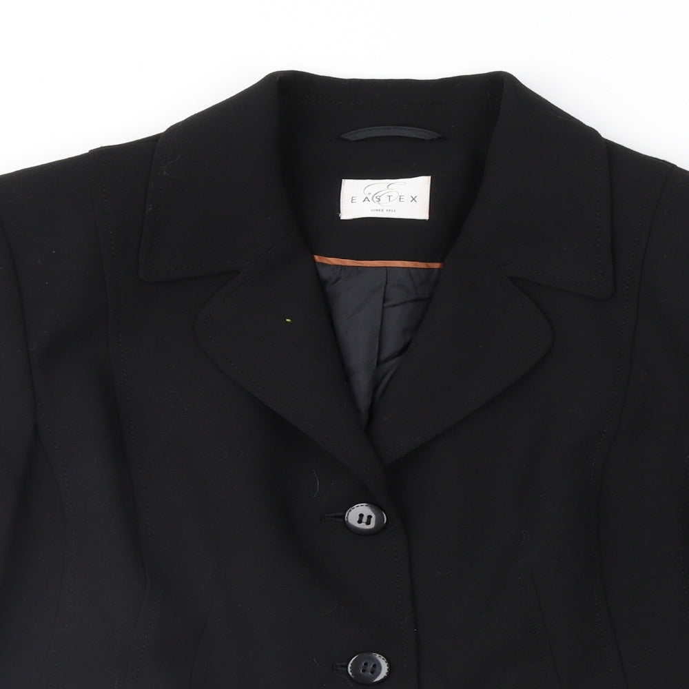 Eastex Womens Black   Jacket Suit Jacket Size 16