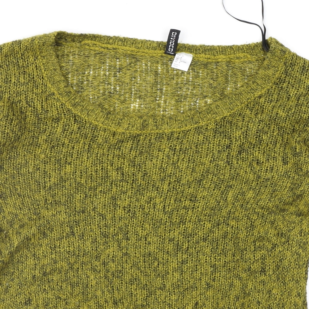 Divided Womens Green   Pullover Jumper Size 12