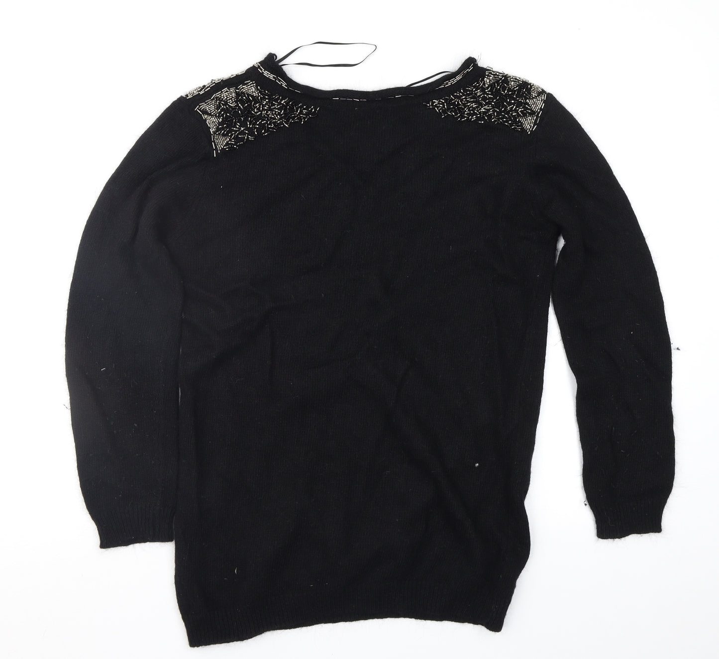 Marks and Spencer Womens Black   Pullover Jumper Size 14