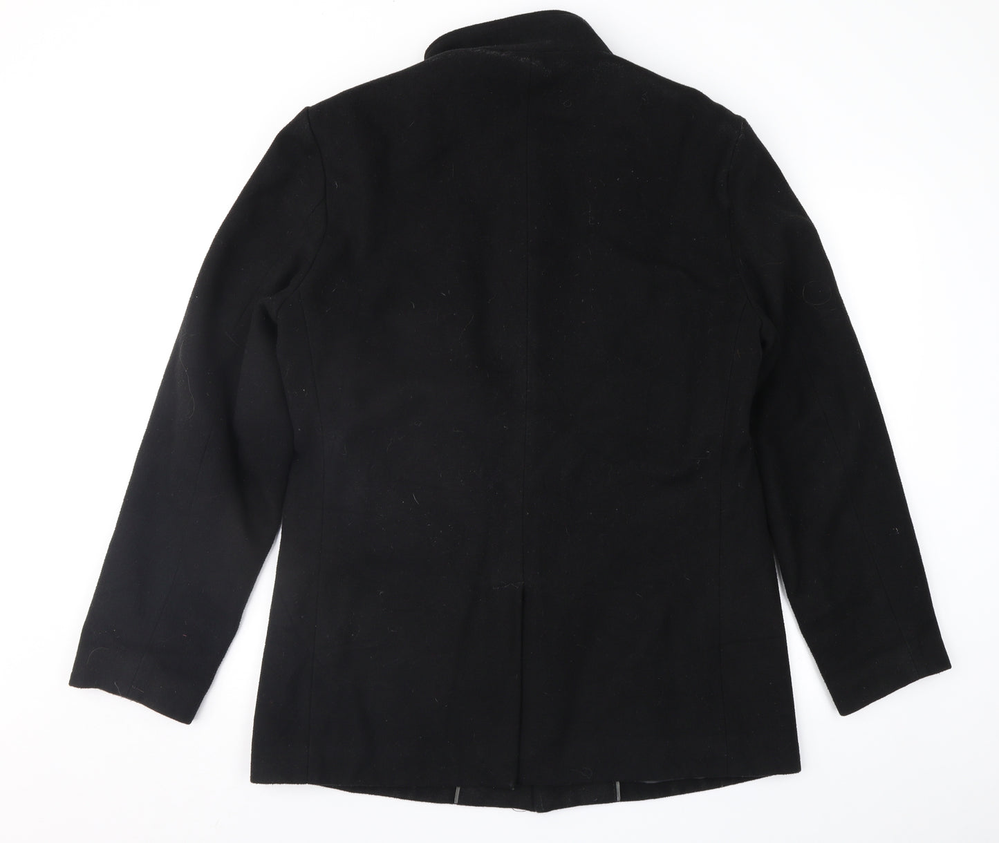 NEXT Mens Black   Overcoat Coat Size M