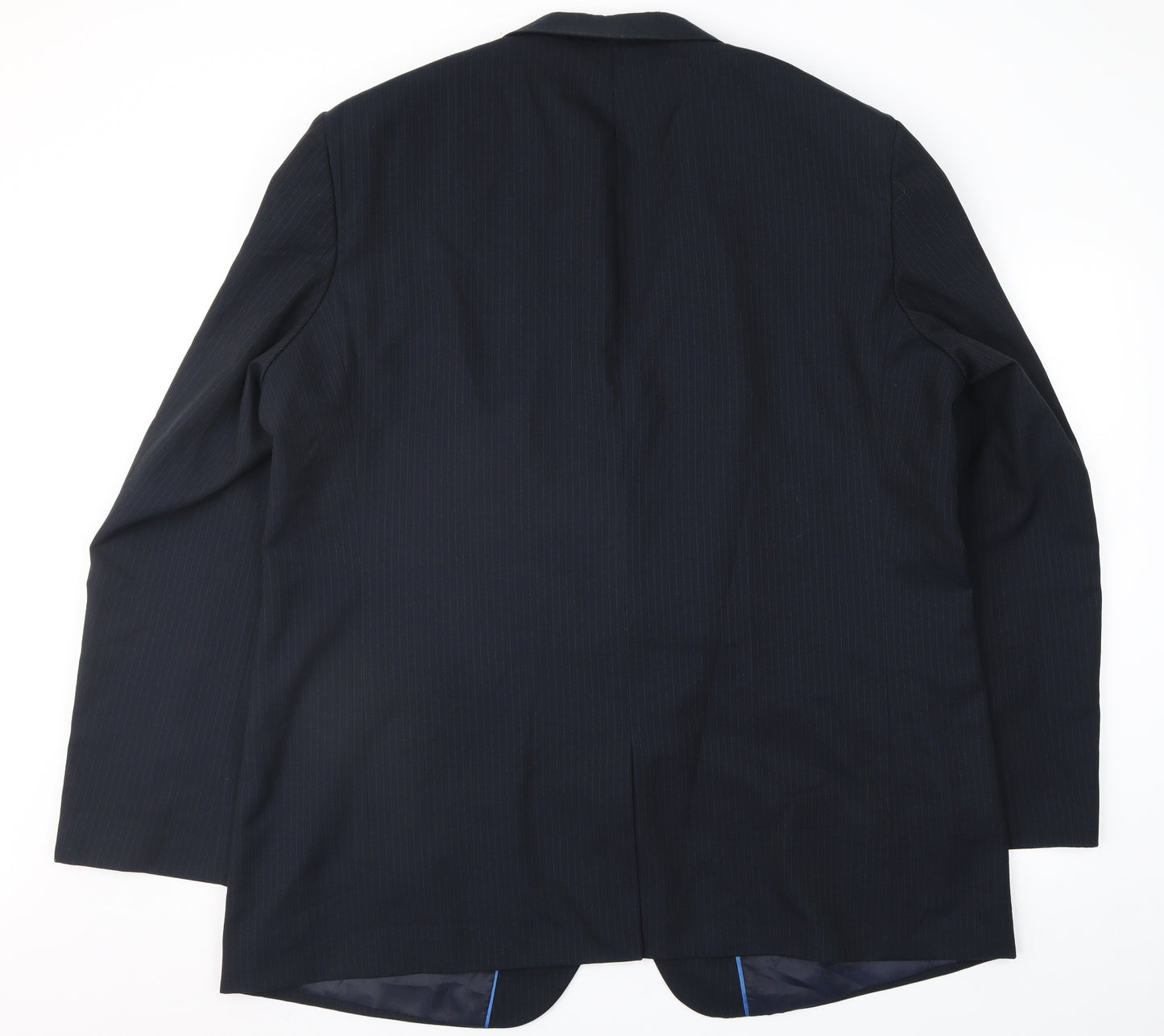 Matalan Mens Blue Striped  Jacket Suit Jacket Size 50
