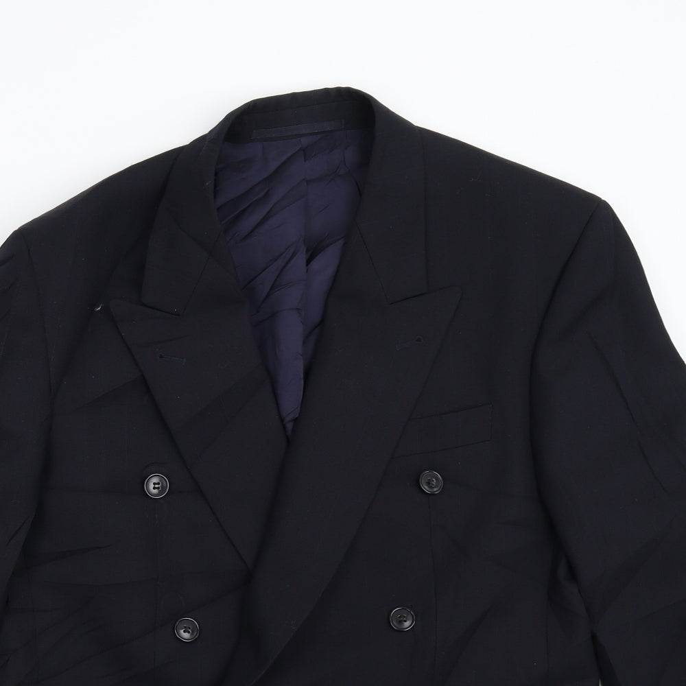 Baumler Mens Black   Jacket Suit Jacket Size 38