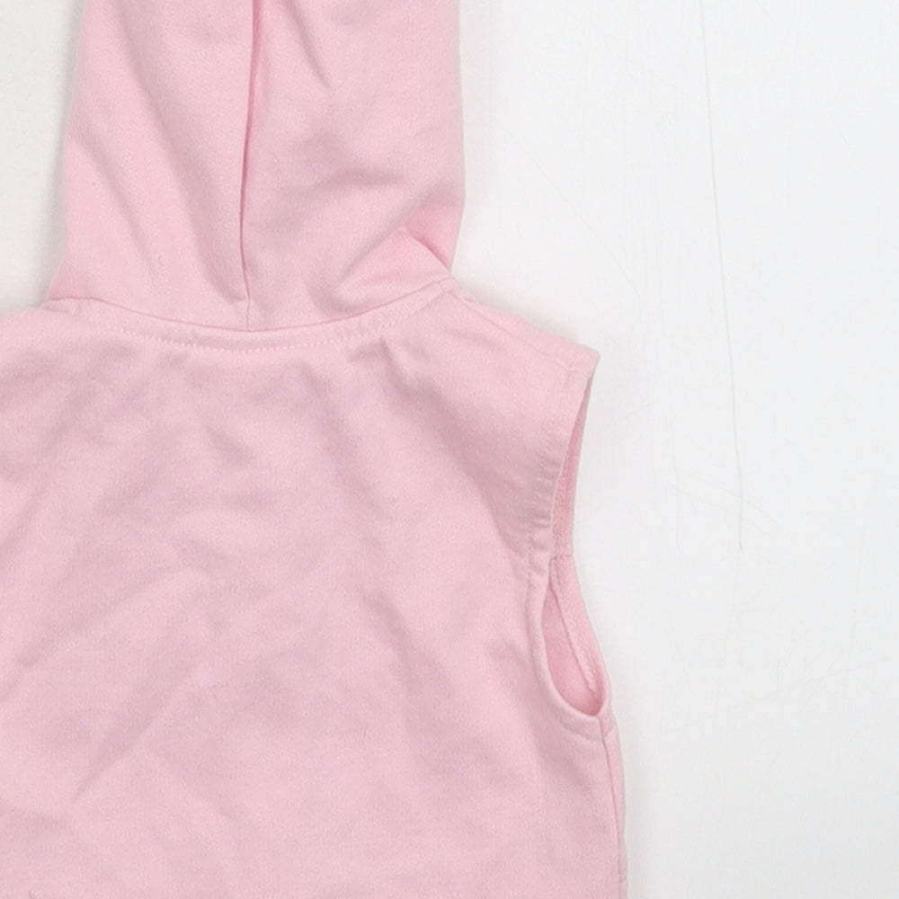 Mini Chic Girls Pink   Gilet Jacket Size 0-3 Months