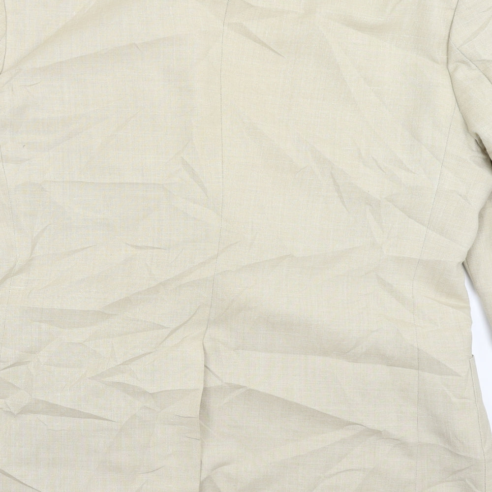 St Michael Mens Beige   Jacket Blazer Size M