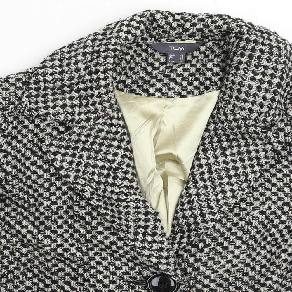 TCM Womens Multicoloured Houndstooth  Jacket Blazer Size 10