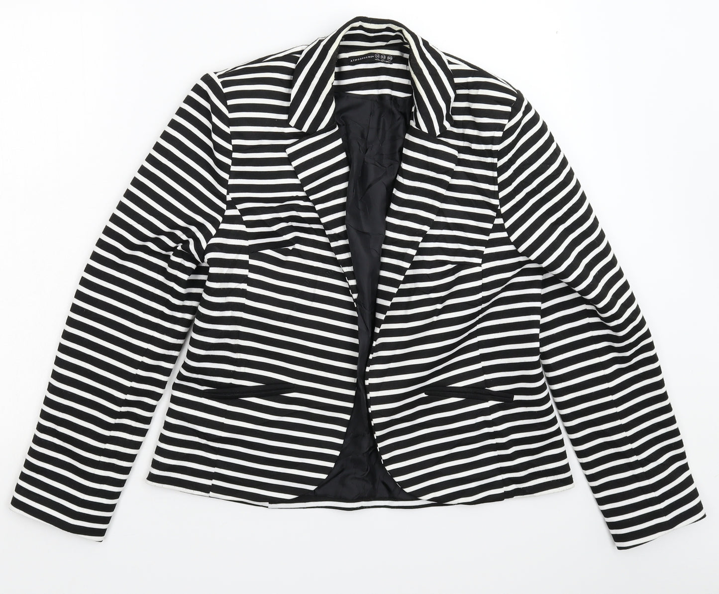 Atmosphere Womens Multicoloured Striped  Jacket Blazer Size 14