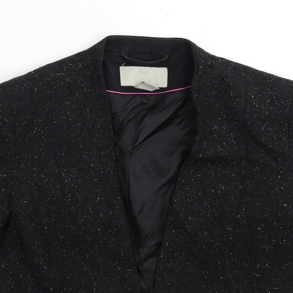 H&M Womens Black   Jacket Blazer Size 10