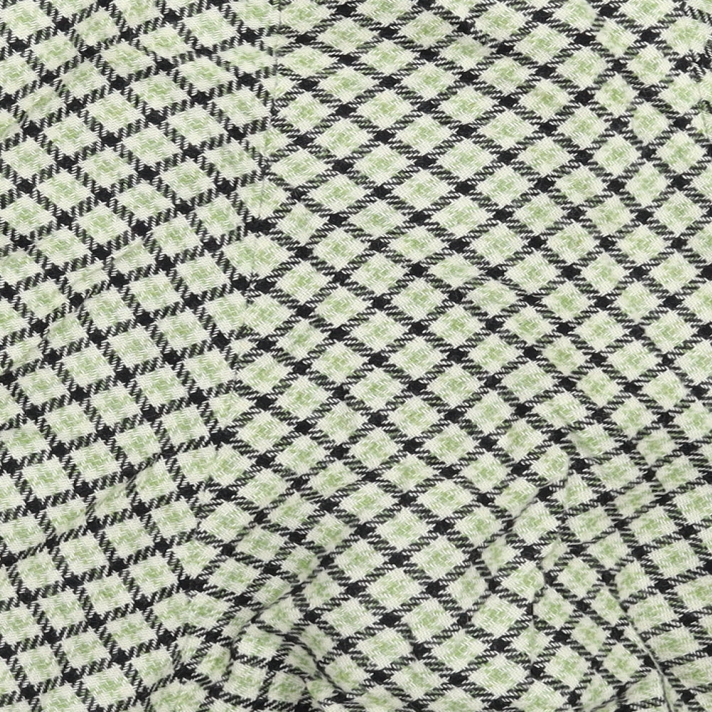 Hobbs Womens Multicoloured Check  Flare Skirt Size 16