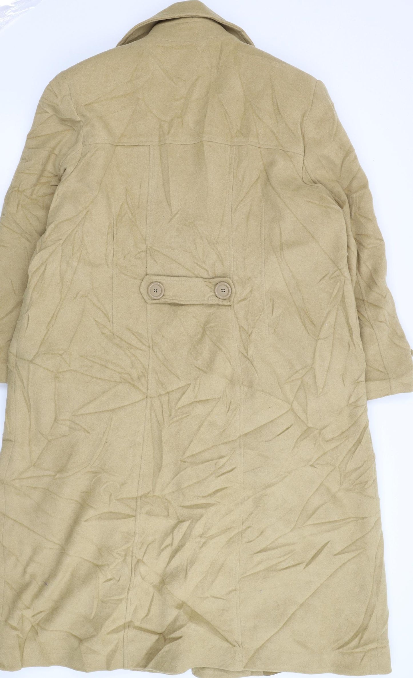 Classics Womens Beige   Overcoat Coat Size 22