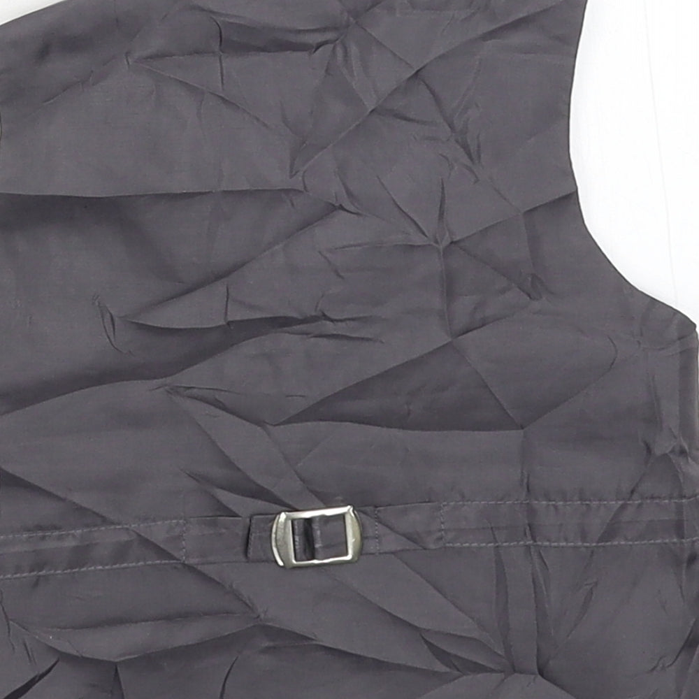 E Sam Boys Grey Check  Jacket Waistcoat Size 18-24 Months